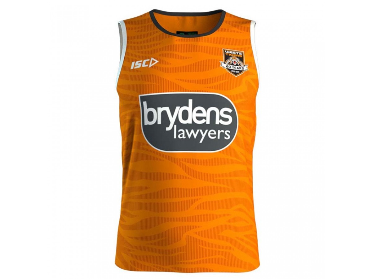 west tigers training shirt