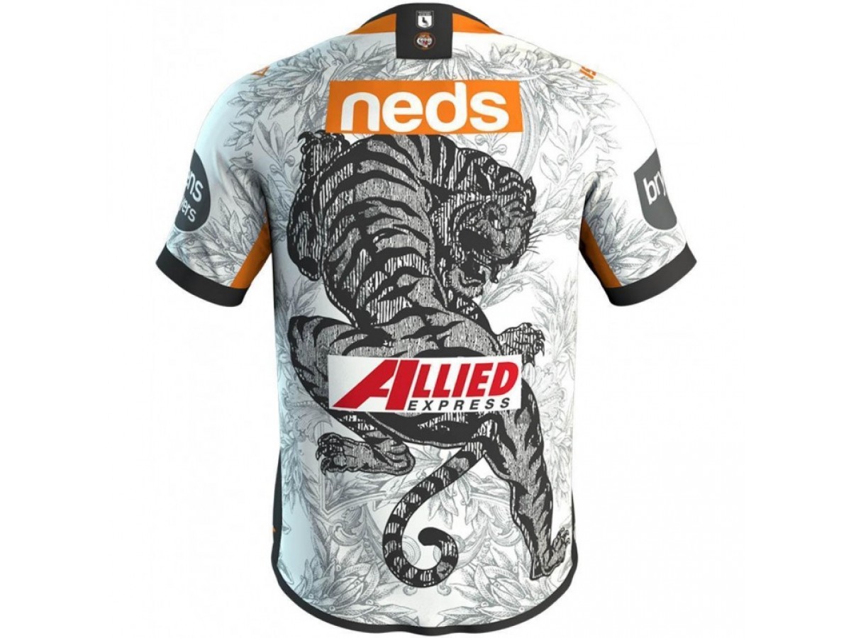 wests tigers auckland nines jersey