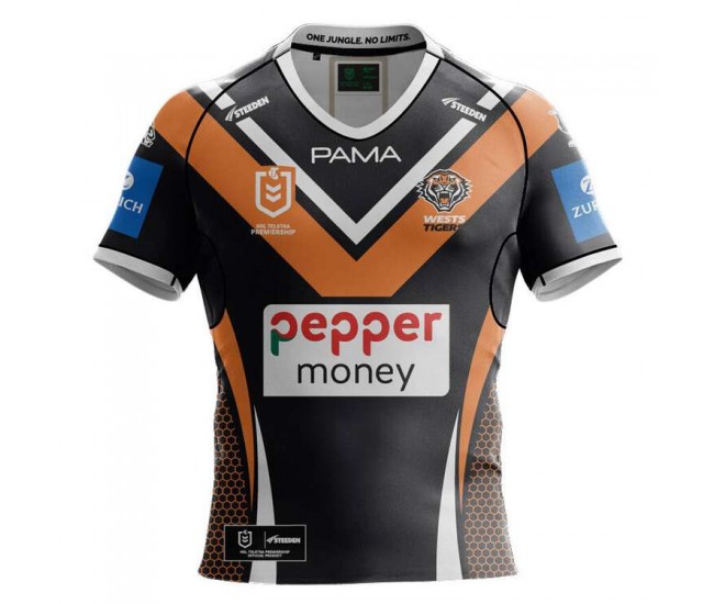 Wests Tigers Rugby Mens Home Jersey 2025