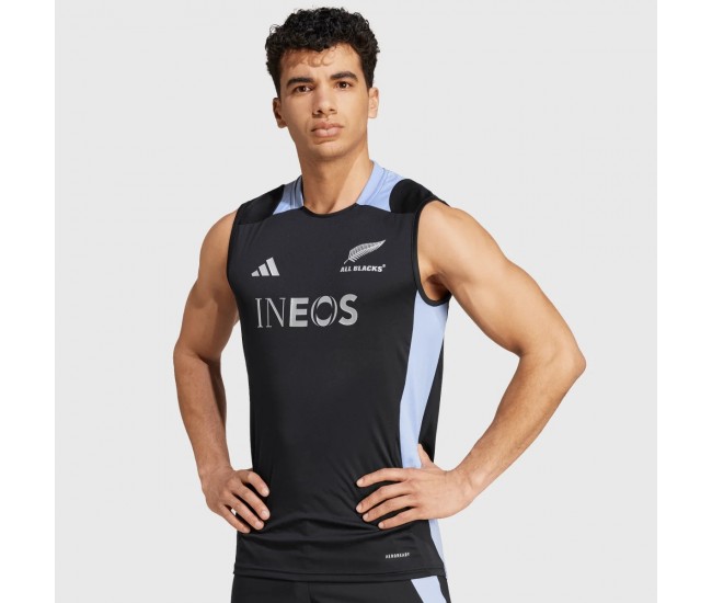 All Blacks Rugby Mens Black Singlet  2024