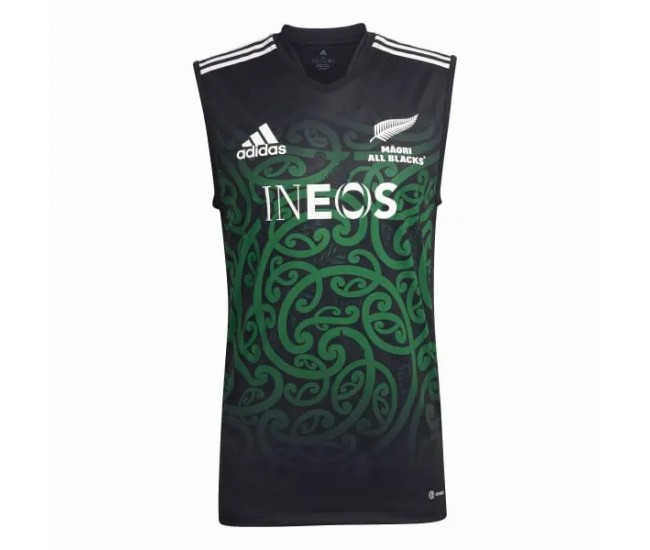 Maori All Blacks Rugby Mens Training Singlet 2022