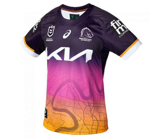 Brisbane Broncos Rugby Mens Alternate City Jersey 2023
