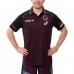 Brisbane Broncos Rugby Mens Maroon Training Polo 2025