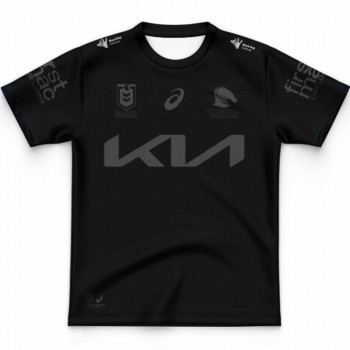 Brisbane Broncos Rugby Youth Black Jersey 2025