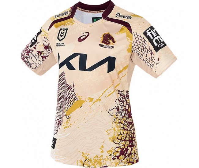 Brisbane Broncos Rugby Mens Indigenous Jersey 2025