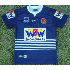 Brisbane Broncos Rugby Mens Cyril Connell Retro Jersey 2010