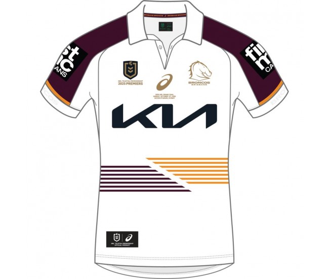 Brisbane Broncos Men's NRL Premiers Jersey 2025