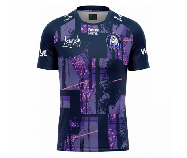 Canterbury-Bankstown Bulldogs Rugby Mens Captains Run Tee 2025
