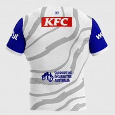 Canterbury-Bankstown Bulldogs Rugby Mens White Training Jersey 2025