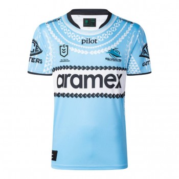 Cronulla-Sutherland Sharks Rugby Mens Pasifika Jersey 2025