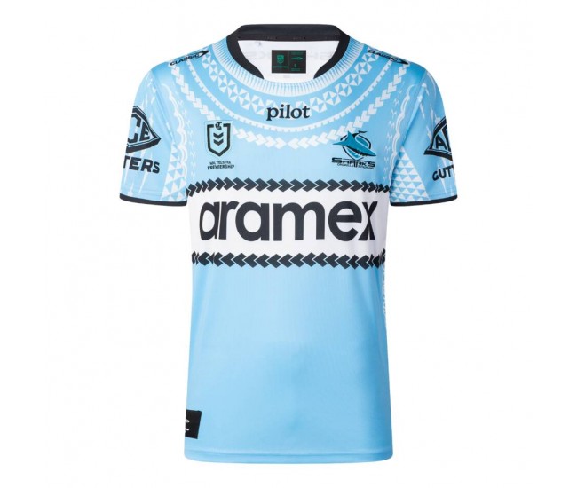 Cronulla-Sutherland Sharks Rugby Mens Pasifika Jersey 2025