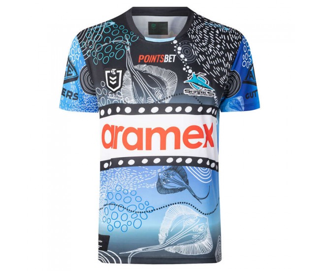 Cronulla-Sutherland Sharks Rugby Mens Indigenous Jersey 2024