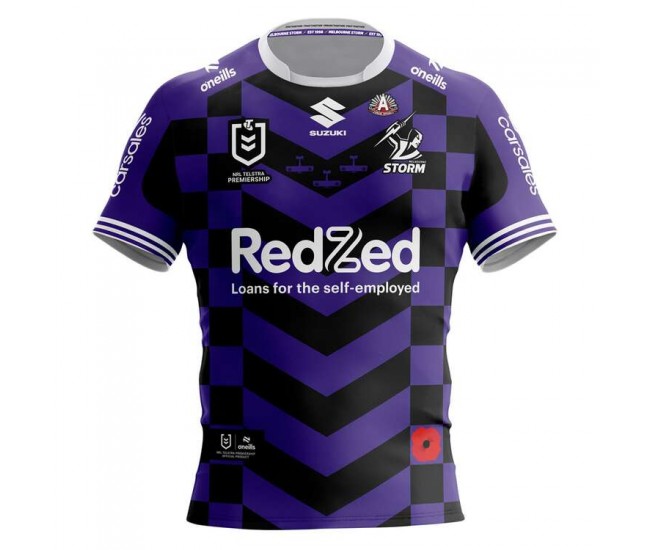 Melbourne Storm Mens Anzac Jersey 2025