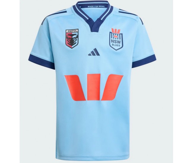 NSW Blues Rugby Kids Home Jersey 2025