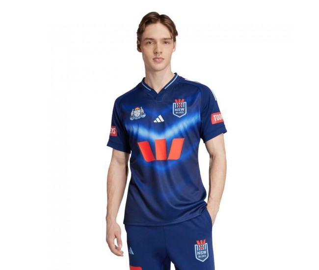 NSW Blues State of Origin Mens Captains Run Jersey 2025