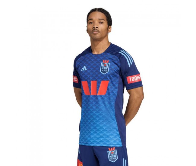 NSW Blues State of Origin Mens Perfromance Training Tee 2025
