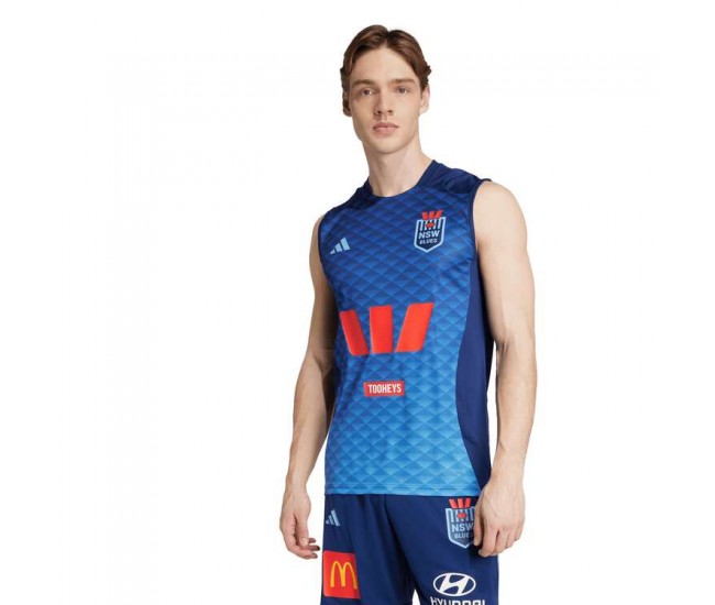 NSW Blues Men's Training Singlet 2025