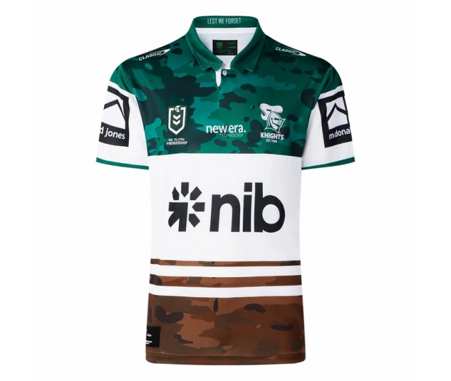 Newcastle Knights Mens Anzac Round Jersey 2025