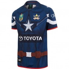 North Queensland Cowboys Men's Captain America Marvel Jersey North Queensland Cowboys Men's Captain America Marvel Jersey