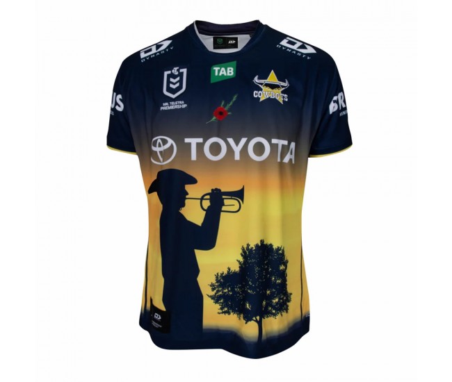 North Queensland Cowboys Rugby Mens Defence Jersey 2023