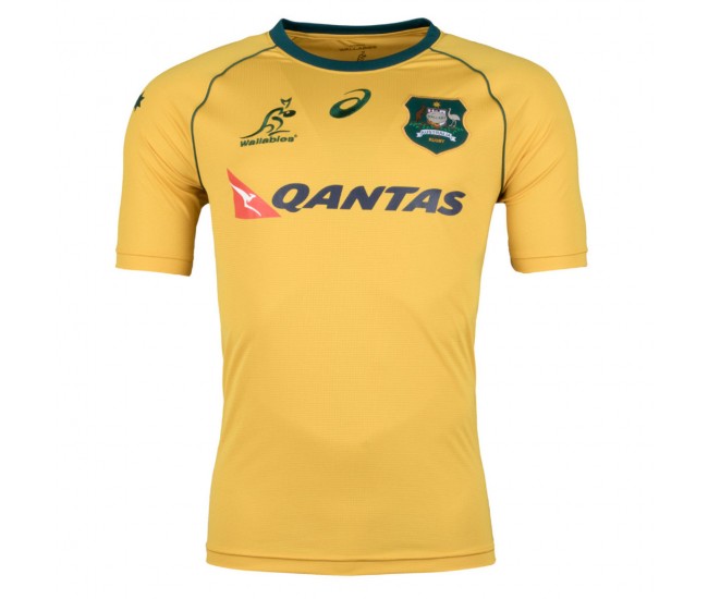 Australia Wallabies 2017/18 S/S Replica Supporters Rugby Jersey
