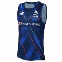 Fiji Drua Rugby Men's Blue Training Singlet 2025