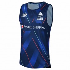 Fiji Drua Rugby Men's Blue Training Singlet 2025