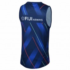 Fiji Drua Rugby Men's Blue Training Singlet 2025