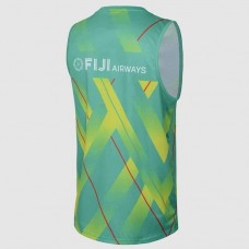 Fiji Drua Rugby Men's Green Training Singlet 2025