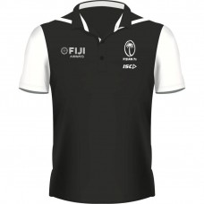 Fiji Airways Sevens Performance Mens Polo Black 2021