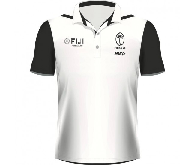 Fiji Airways Sevens Performance Mens Polo White 2021