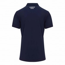 France Rugby RWC Mens Cotton Navy Polo 2023