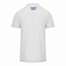 France Rugby RWC Mens Cotton White Polo 2023