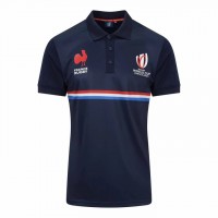 France Rugby RWC Mens Polyester Polo 2023