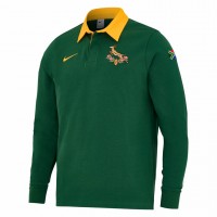 South Africa Springboks Rugby Mens Long Sleeve Pique Polo 2025