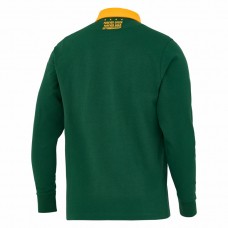 South Africa Springboks Rugby Mens Long Sleeve Pique Polo 2025
