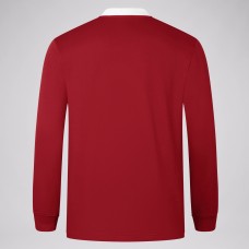 British And Irish Lions Rugby Long Sleeve Red Jersey 2025