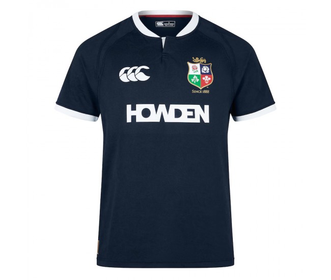 British And Irish Lions Rugby Navy Training Jersey 2025