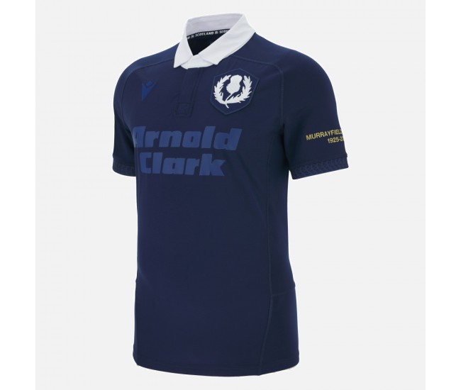 Scotland Rugby Mens Murrayfield 100 Body Shirt 2025 