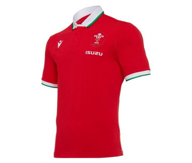 Macron Wales Rugby Home Classic Jersey 2021
