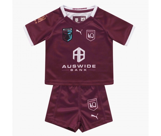 QLD Maroons Kids Home Kit 2022