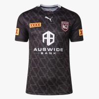 QLD Maroons Rugby Men's Black Training Jersey 2022