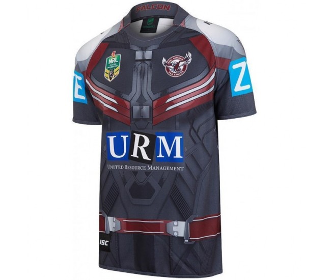 Manly Warringah Sea Eagles 2017 Men's Falcon Marvel Jersey