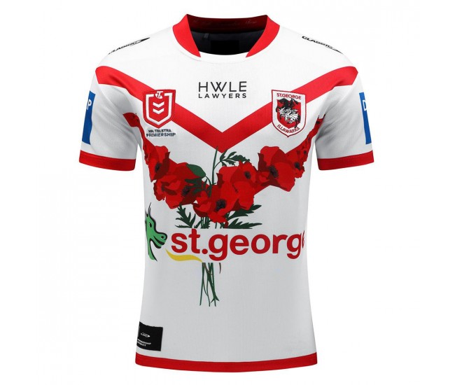 St George Illawarra Dragons Rugby Mens Commemorative Jersey 2024