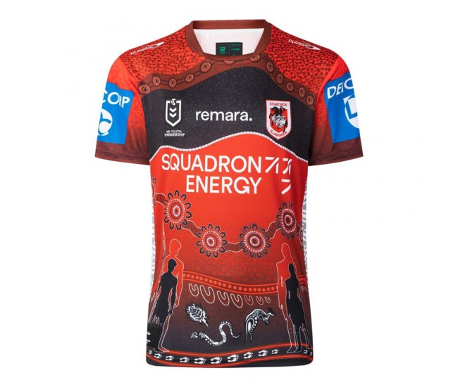 St George Illawarra Dragons Rugby Mens Indigenous Jersey 2025