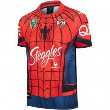 Sydney Roosters 2017 Men's Spider-Man Marvel Jersey Sydney Roosters 2017 Men's Spider-Man Marvel Jersey