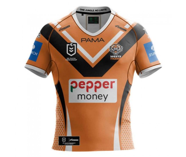 Wests Tigers Rugby Mens Away Jersey 2025