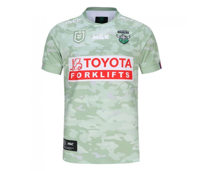 Canberra Raiders Rugby Mens ANZAC Jersey 2024