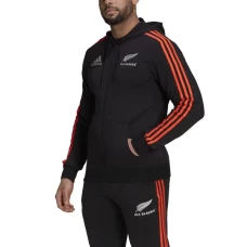 All Blacks Rugby 3-Stripes Hoodie 2021