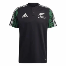 Maori All Blacks Rugby Mens Polo Shirt 2022